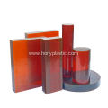 Amber Transparent Solid Material Polysulfone Board Rod